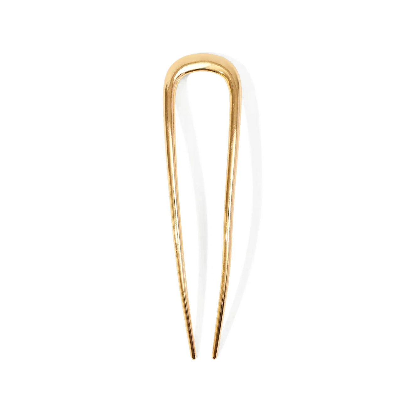 Elegante Vintage U-vormige Haarspeld - Acetaat Materiaal - Haarpin Voor Een Perfect Opsteekkapsel Kado Idee Voor Iedereen Met Lang Haar Beige Met Zwart