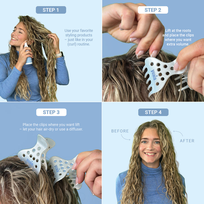 Locken- und Lautstärkerwurzelclips (6 PCs)