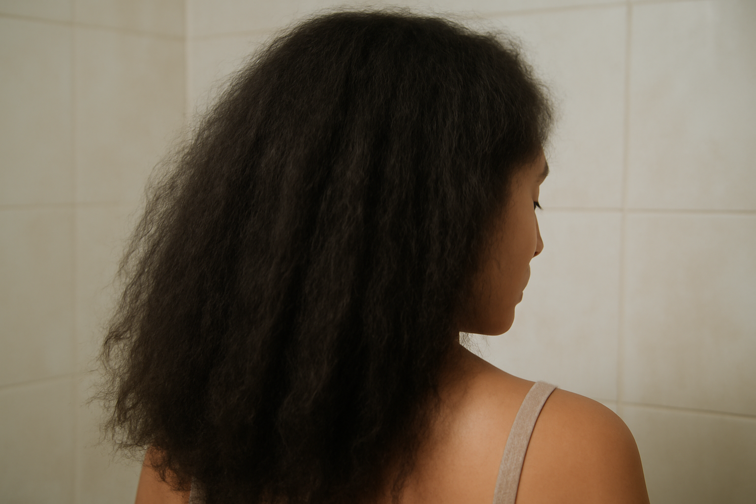 what does coarse hair look like - illustration