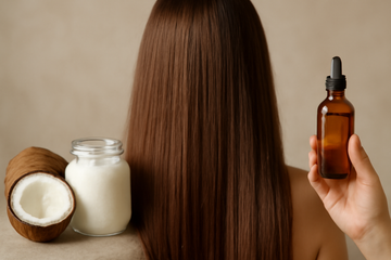 coconut oil vs argan oil for hair - illustration