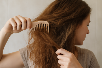 how to fix hair that tangles easily - illustration