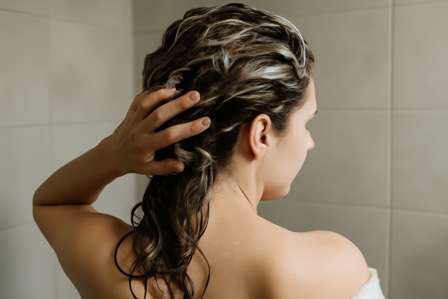 how long should you go without washing your hair - illustration