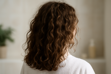 how to make wavy hair less frizzy - illustration