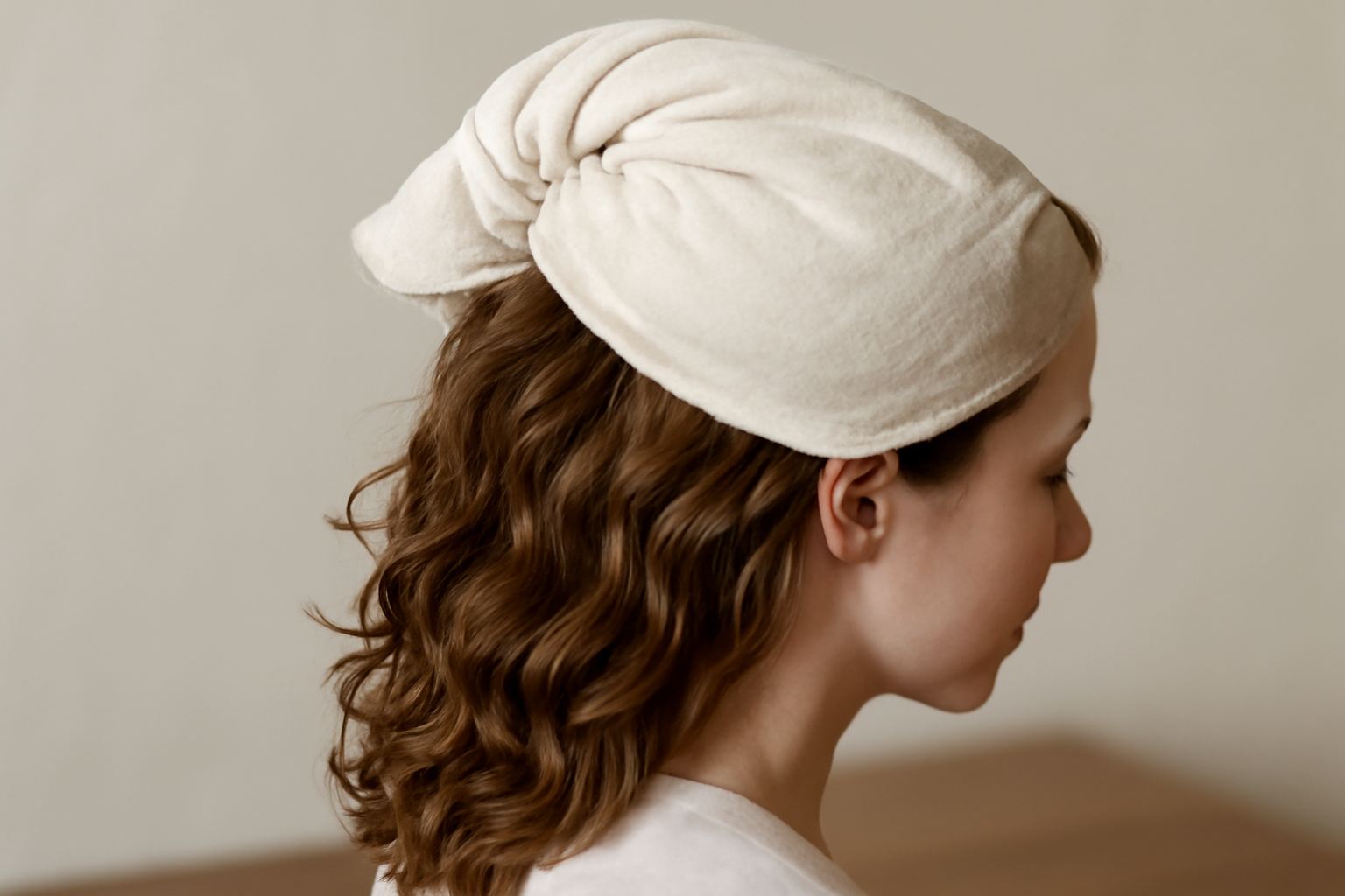 does plopping work for wavy hair - illustration