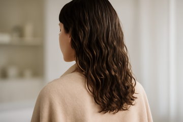 how to air dry hair without frizz - illustration