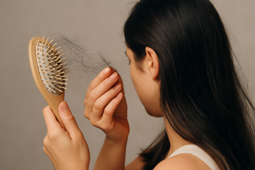 hair shedding vs hair breakage - illustration