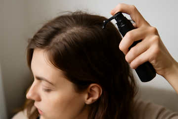 how to get rid of frizz on top of head - illustration