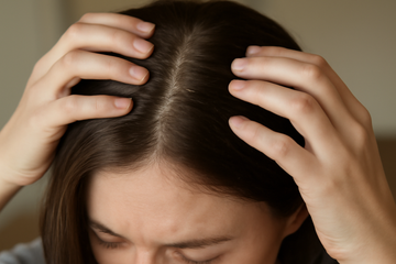 does dandruff mean dry or oily scalp - illustration