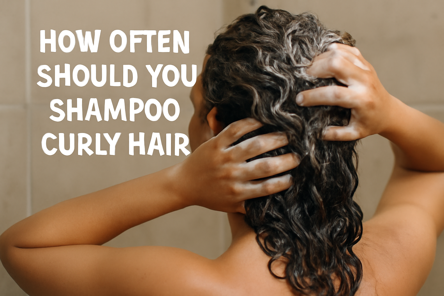how often should you shampoo curly hair - illustration