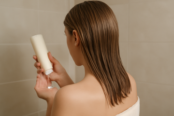 fine hair conditioner - illustration