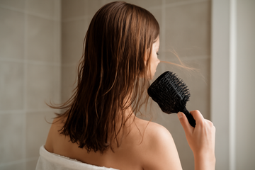 why is my hair static after washing - illustration