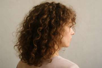 why does curly hair get frizzy - illustration