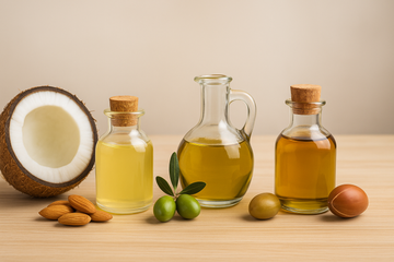 types of hair oil - illustration