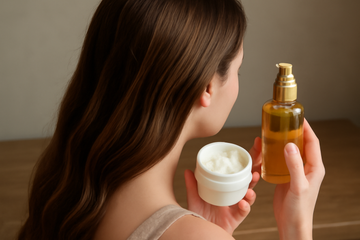 hair butter vs hair oil - illustration