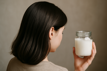 is coconut oil bad for low porosity hair - illustration