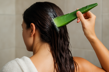 aloe vera scalp treatment - illustration