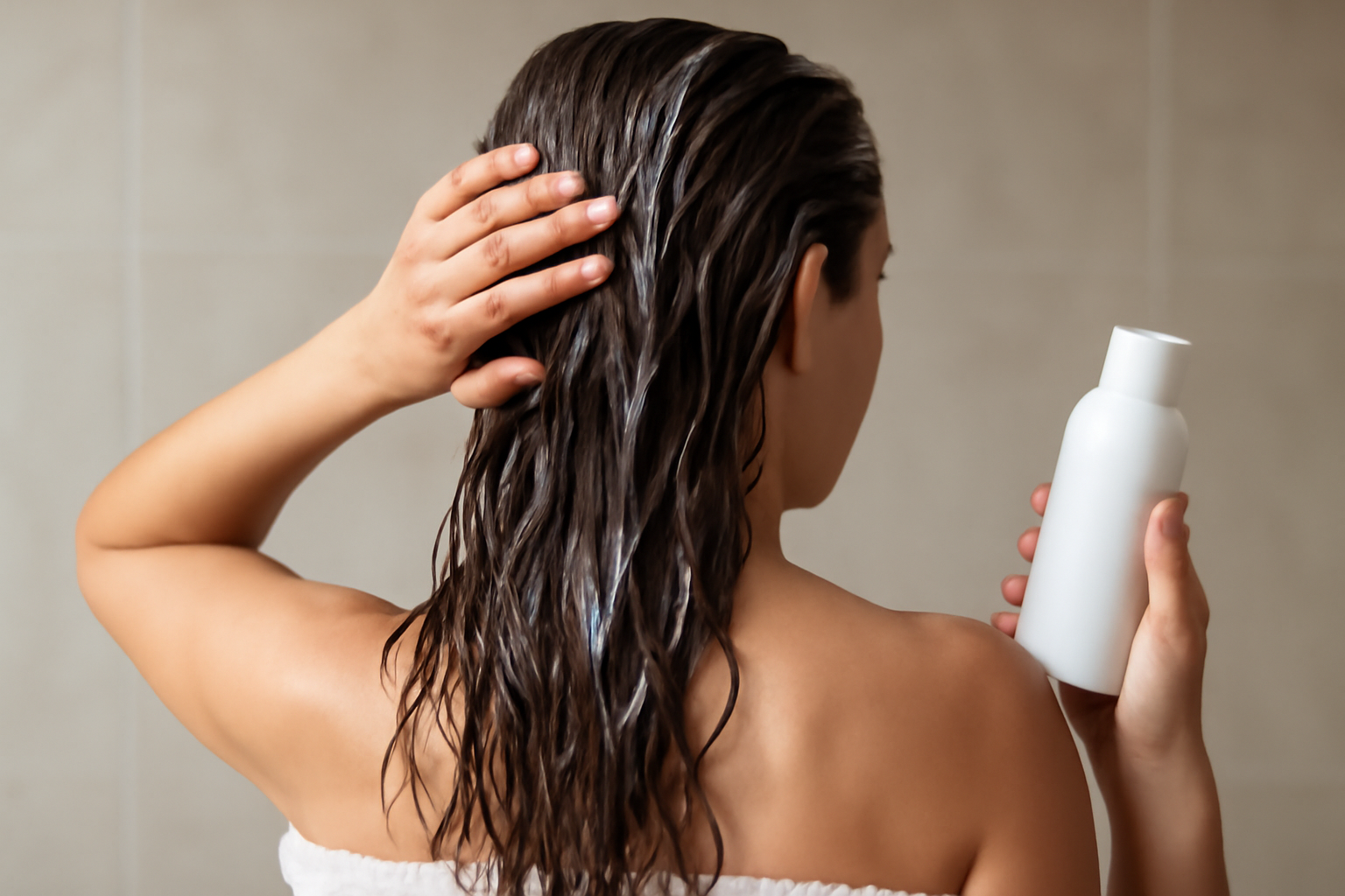 does conditioner cause hair loss - illustration