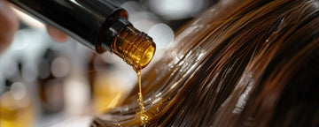 Hot hair oil treatment