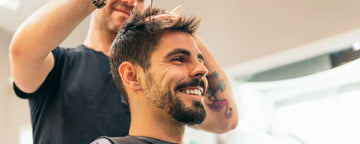 Man getting a haircut