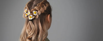 Half up, half down hairstyles