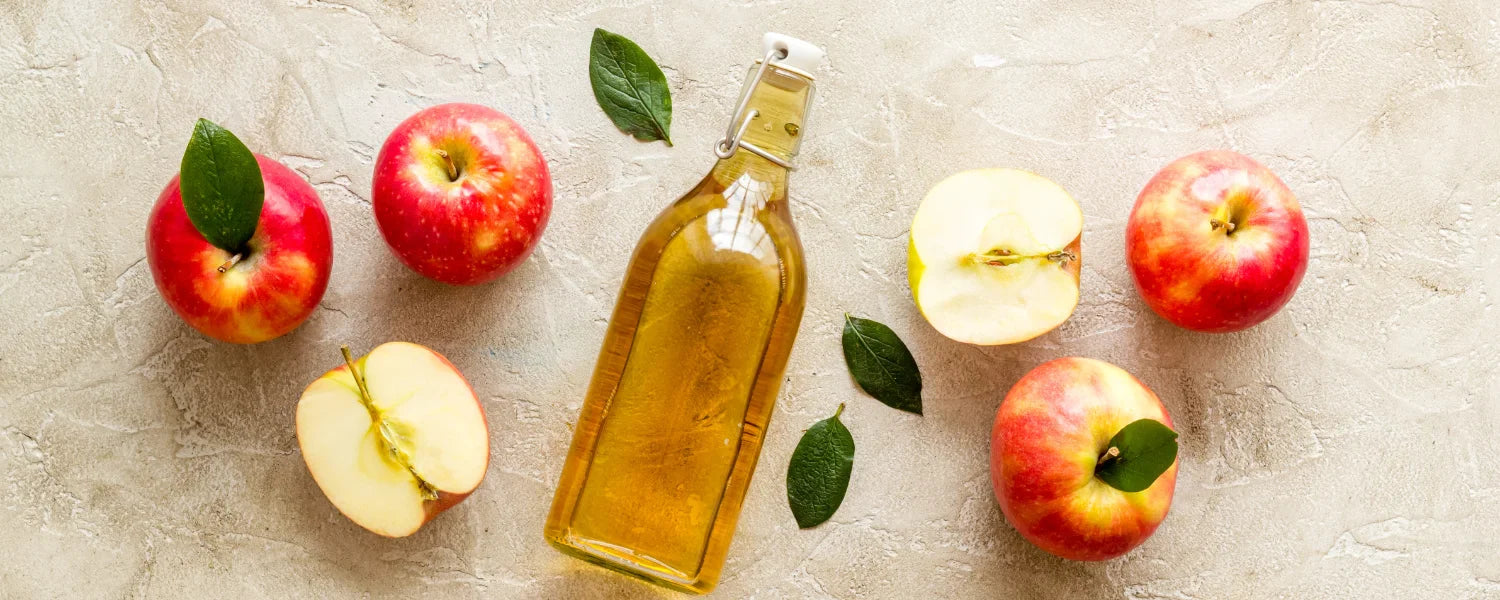 Apple cider vinegar hair rinse