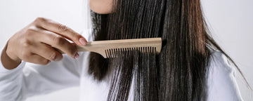 Woman with flat hair