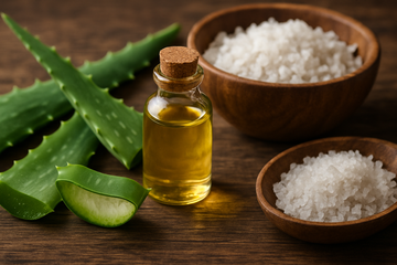 natural remedies for oily scalp and dandruff - illustration