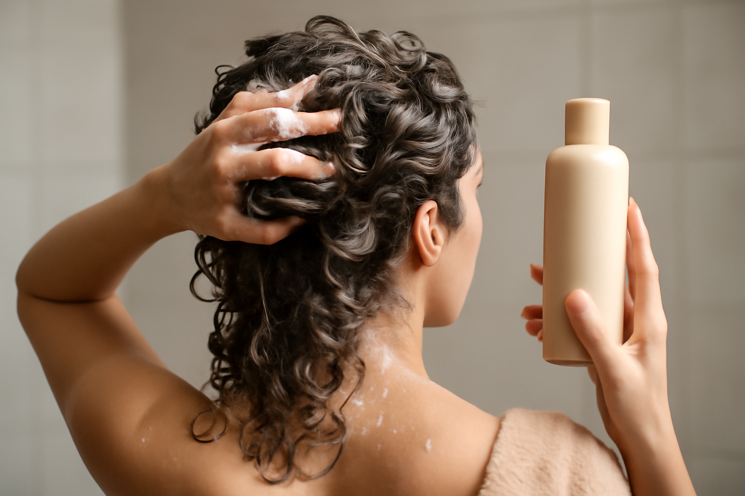 which shampoo is best for curly hair - illustration