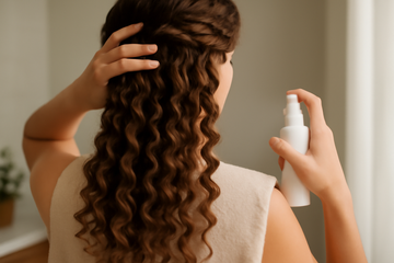 how to keep braid curls all day - illustration