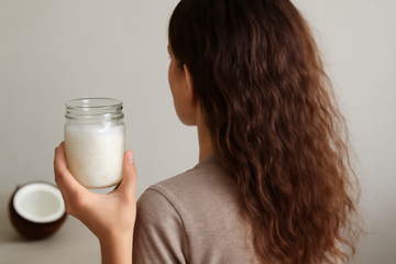 is coconut oil good for high porosity hair - illustration