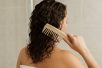 should you brush curly hair wet or dry - illustration