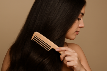 thick hair routine - illustration