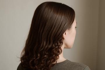 why is my hair curly underneath but straight on top - illustration