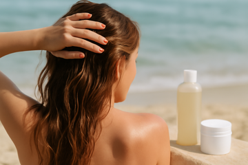 summer hair care - illustration