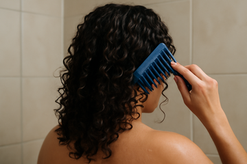 how often should you detangle curly hair - illustration