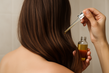 how much hair oil should you use - illustration