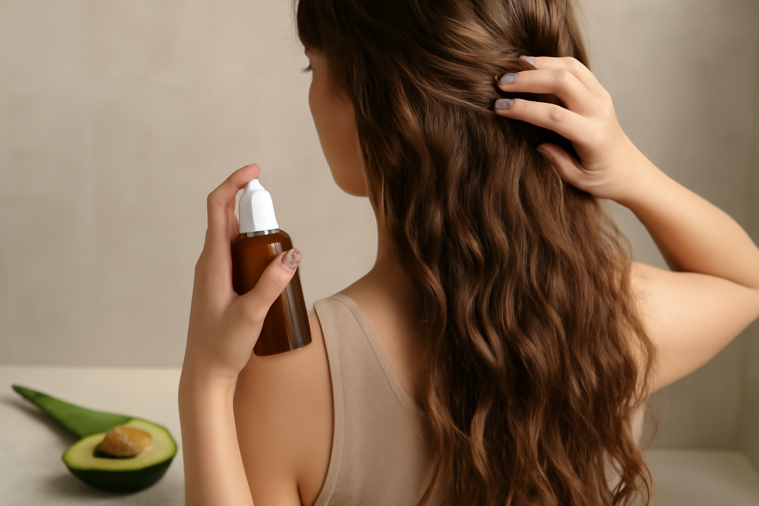 natural heat protectants - illustration