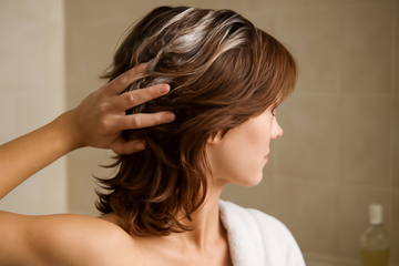 is layered hair in style - illustration