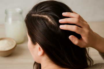 is rice water good for dry scalp - illustration