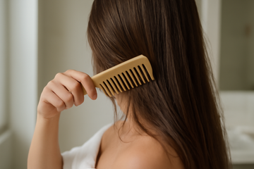 how to stop hair from breaking when combing - illustration