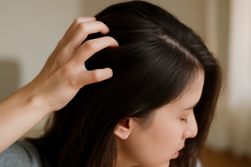 is itchy scalp a sign of hair growth - illustration