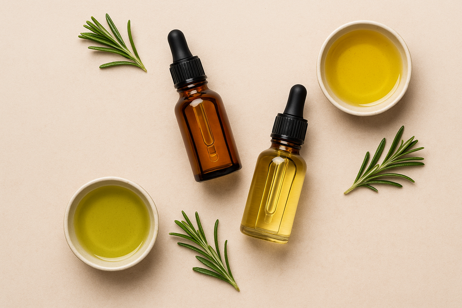 can you mix hair oils - illustration