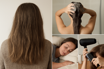 what causes hair to lose shine - illustration