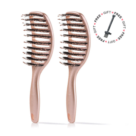 Curvy Brush – Haarbürste mit Wildschweinborsten