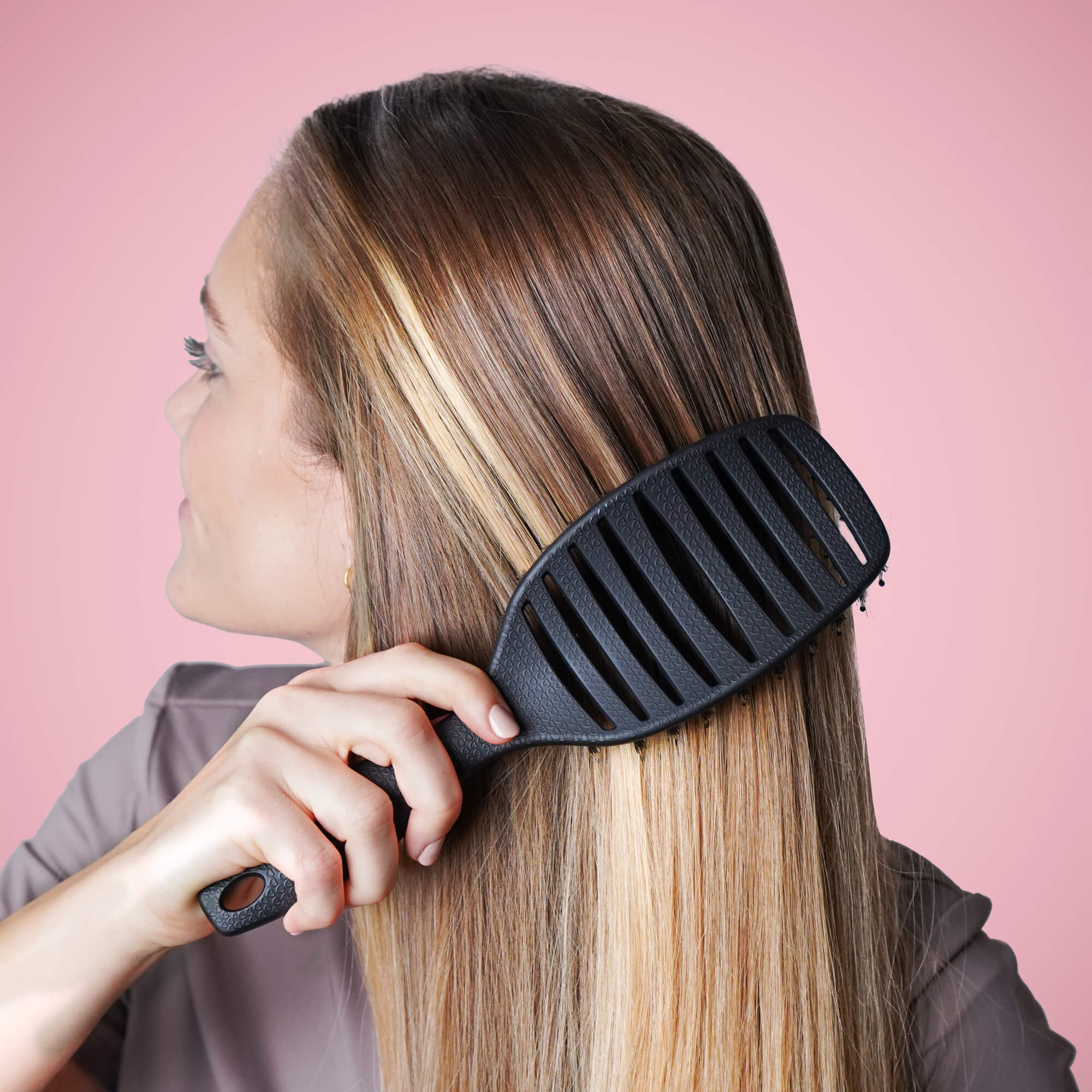 Curvy Brush – Haarbürste mit Wildschweinborsten