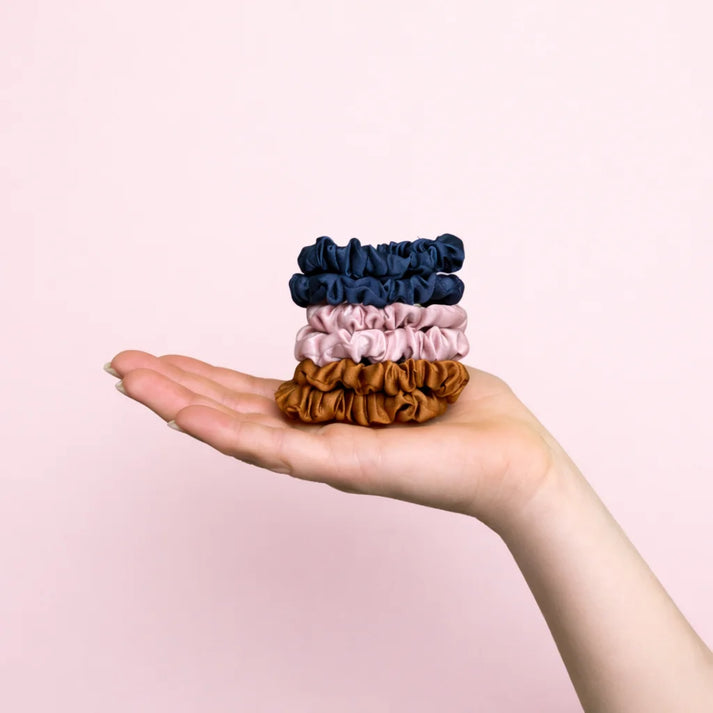 Chouchous en satin doux - Petits, paquet de 4