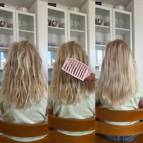 Curved Paddle Brush - spazzola per capelli con setole di cinghiale