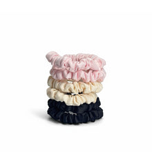 Miękkie satynowe gumki do włosów – małe, zestaw 4 sztuk