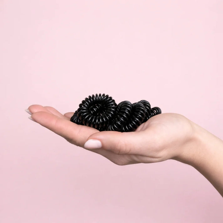 Élastiques à cheveux en spirale, lot de 8