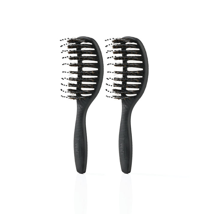 Mini Curvy Brush - hairbrush with boar bristles